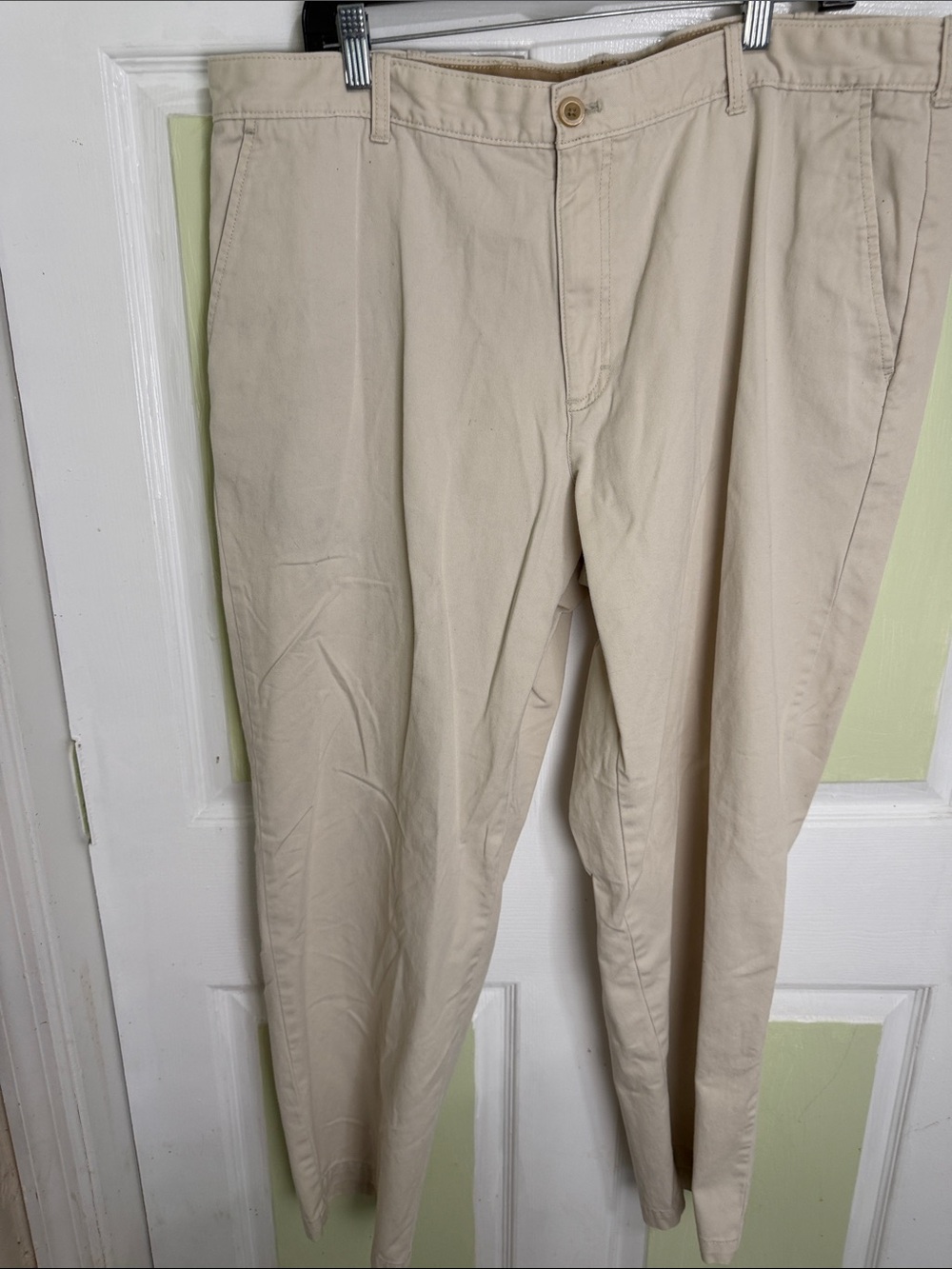 Men's Classic Beige Chino Pants - Comfortable Everyday Fit